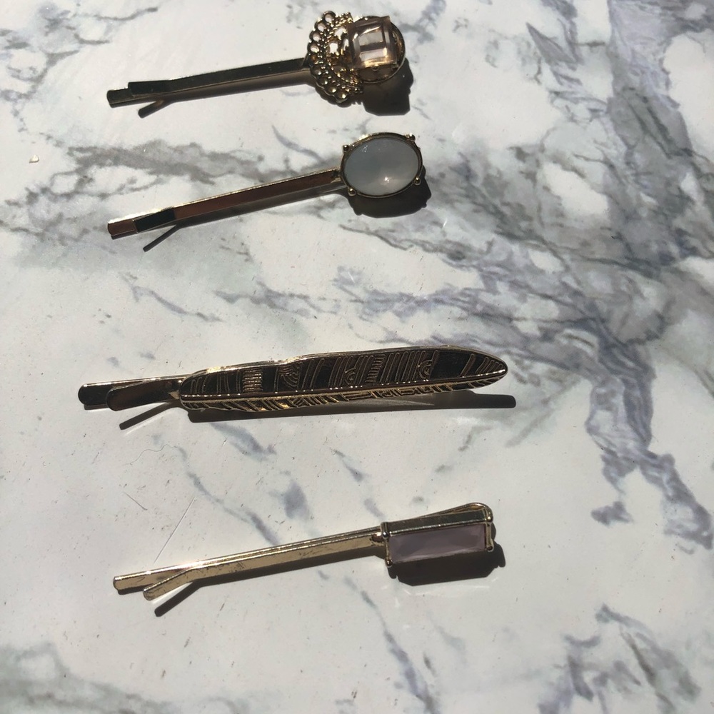 Jeweled Bobby pins
